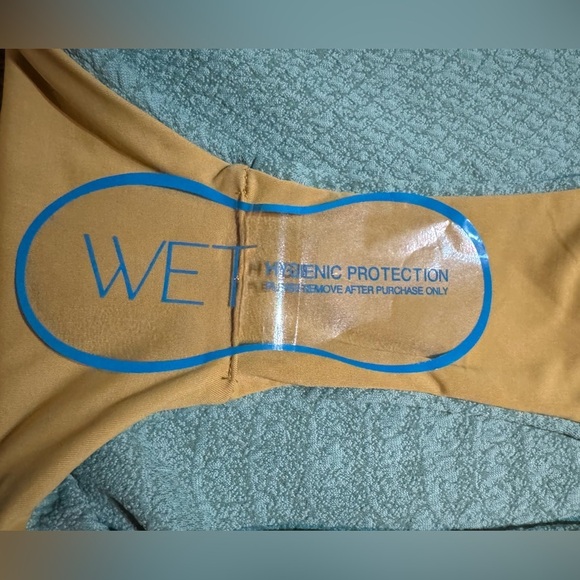 WET Designer Swimwear One Piece Moss Green Sexy Cutout Swimsuit  Size Small NWT - Picture 6 of 11